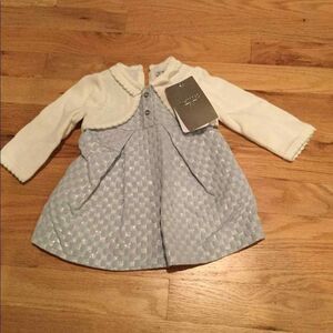 Mayoral holiday jacquard sweater dress sz 6 months NEW girl